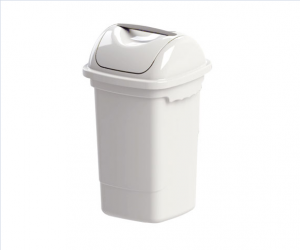 Lixeira 14 litros com Tampa Basculante Plasvale