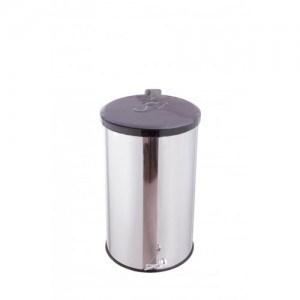 Lixeira 20 litros em inox com pedal